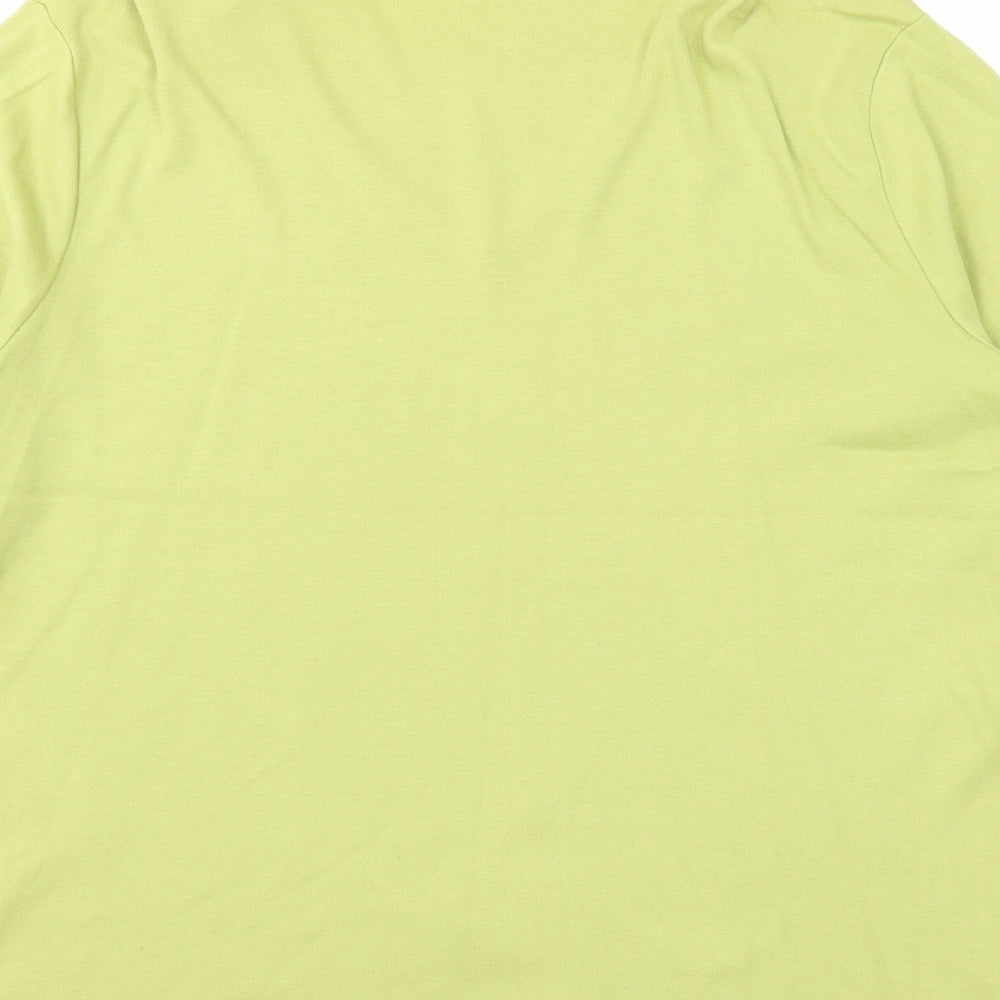 Womens UK Size 20 Casual Club Green Basic Blouse
