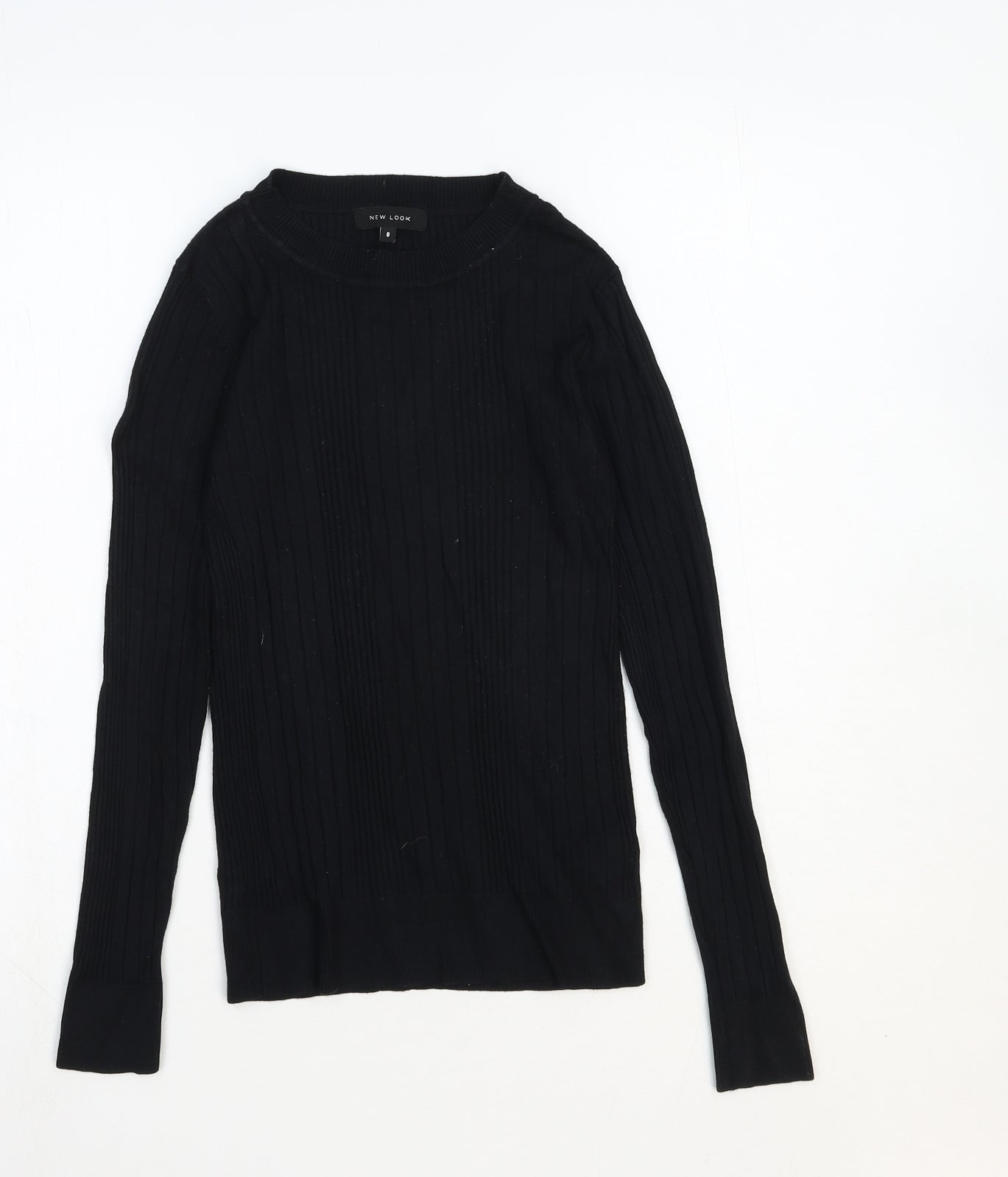 Womens UK Size 8 New Look Black Pullover Jumper