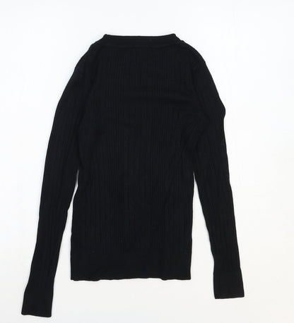 Womens UK Size 8 New Look Black Pullover Jumper
