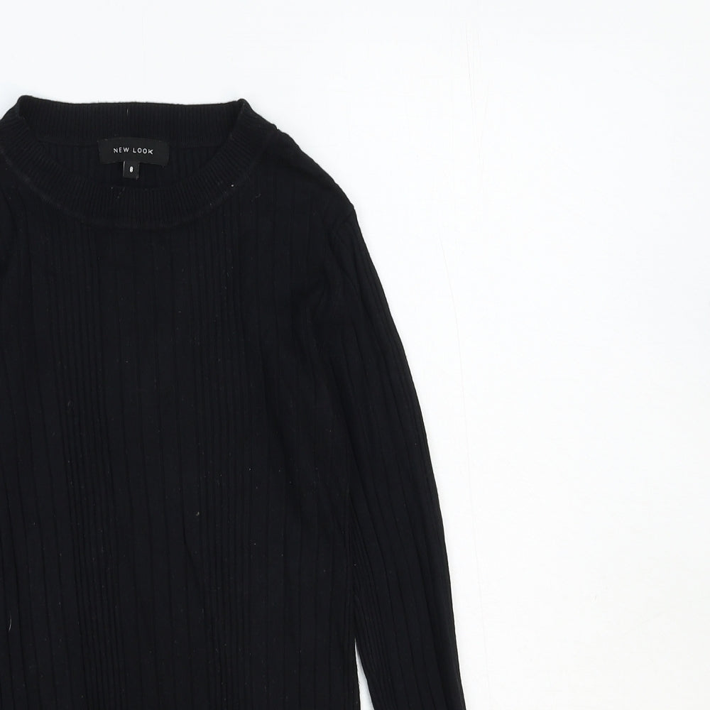 Womens UK Size 8 New Look Black Pullover Jumper