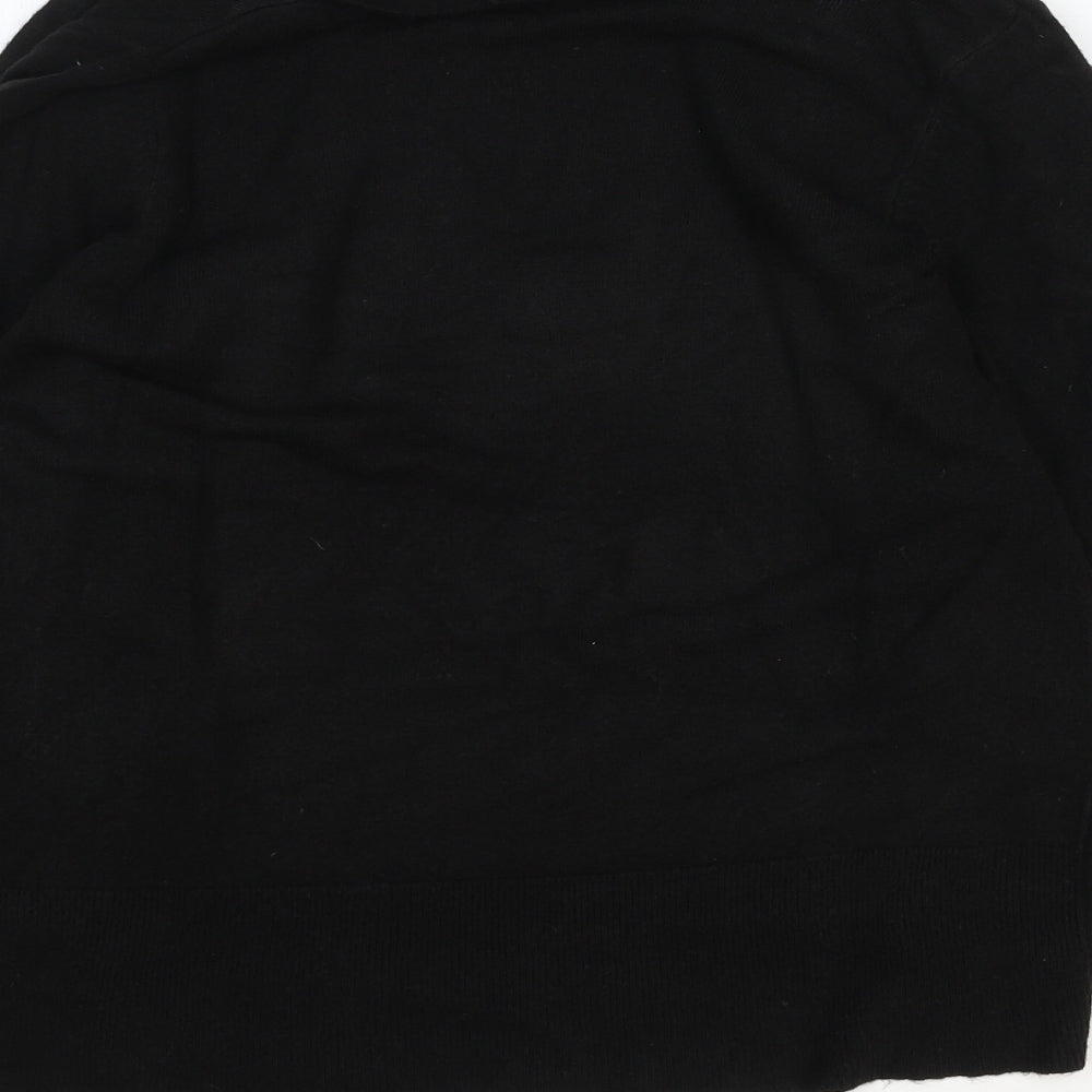 Womens UK Size S Marks and Spencer Black Cardigan Jumper