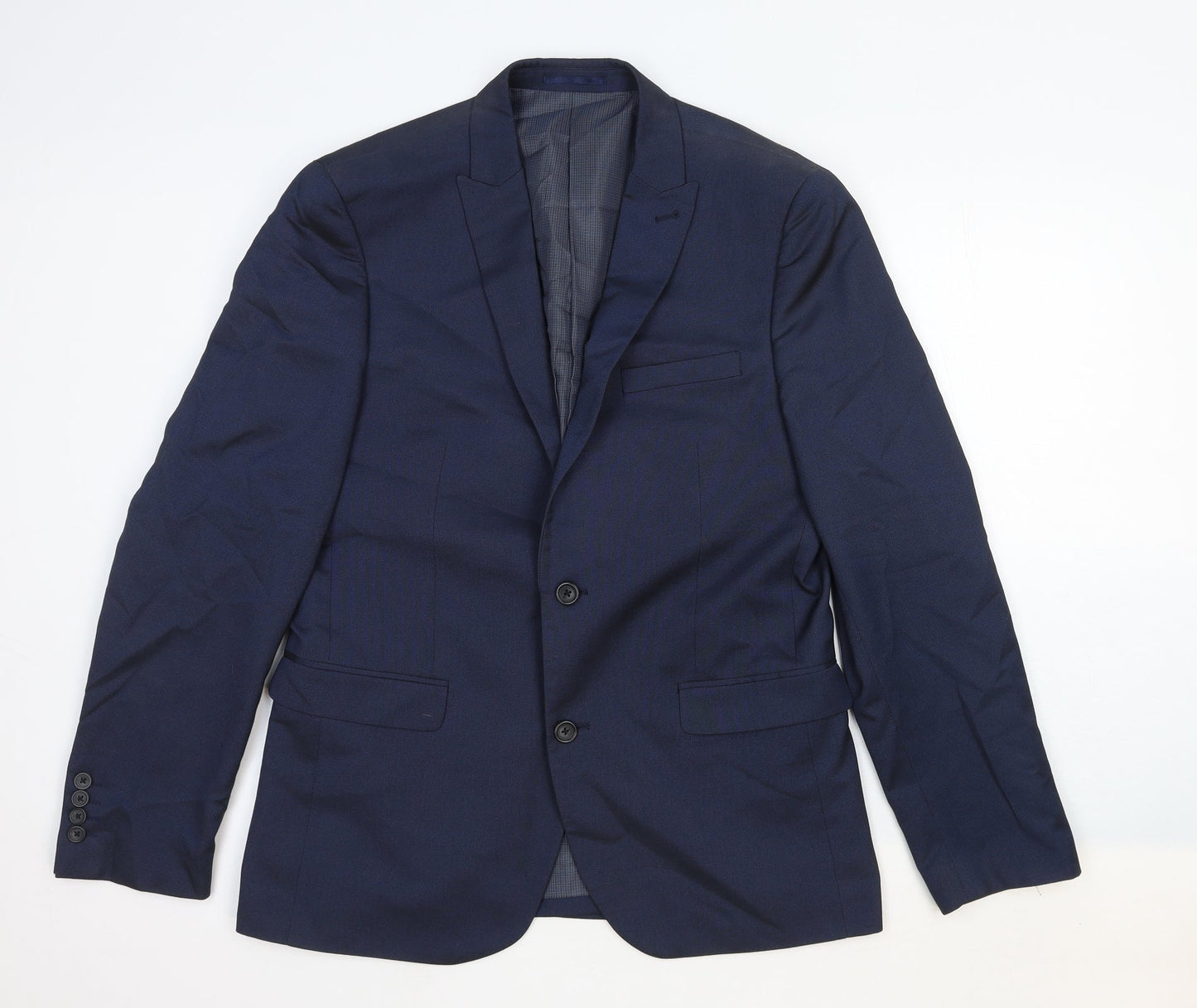 Mens UK Size 42 NEXT Regular Blue Suit Jacket