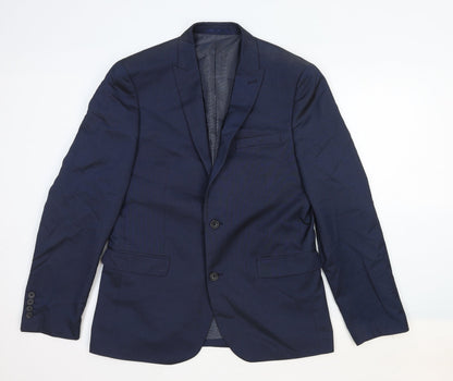 Mens UK Size 42 NEXT Regular Blue Suit Jacket