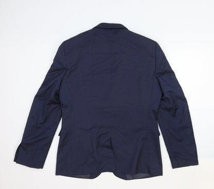 Mens UK Size 42 NEXT Regular Blue Suit Jacket