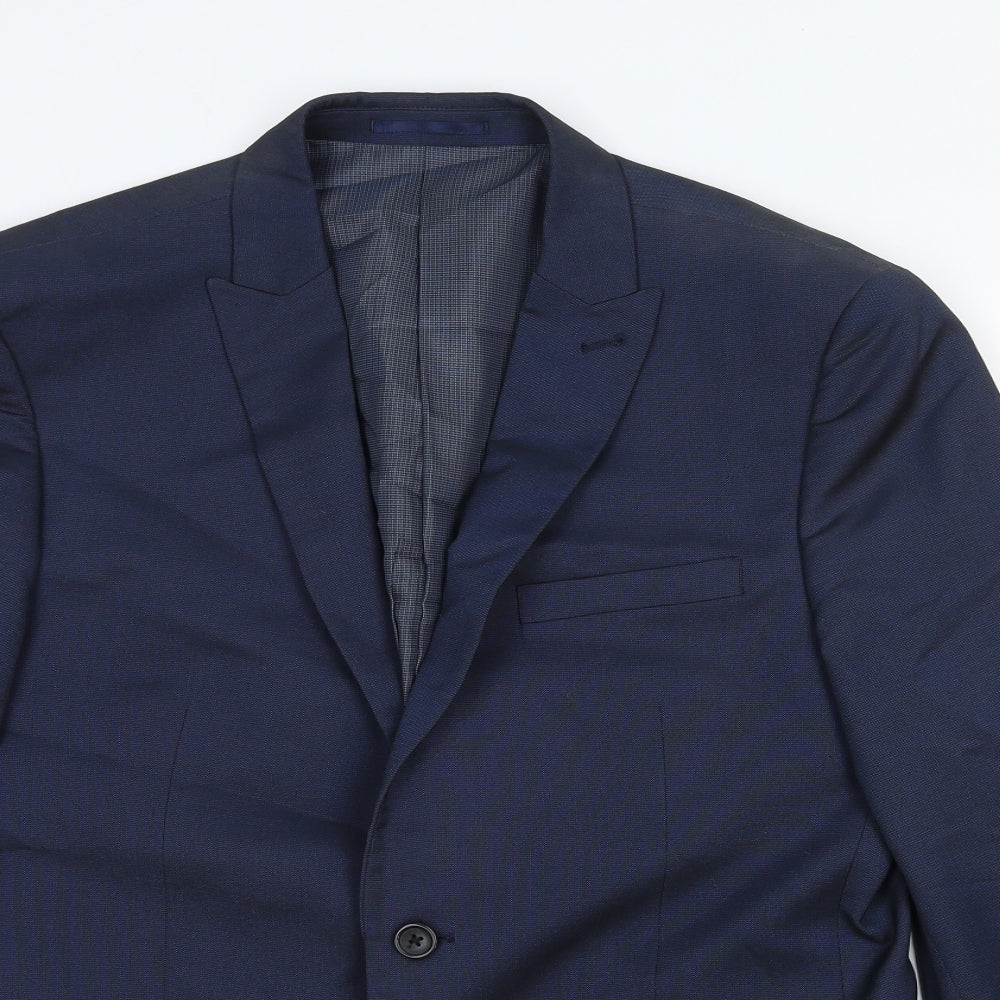 Mens UK Size 42 NEXT Regular Blue Suit Jacket