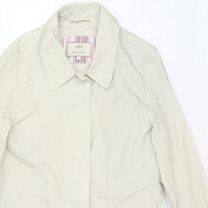 Womens UK Size S Per Una Beige Overcoat