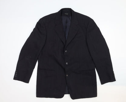 Mens UK Size 40 Benvenuto Regular Black Suit Jacket