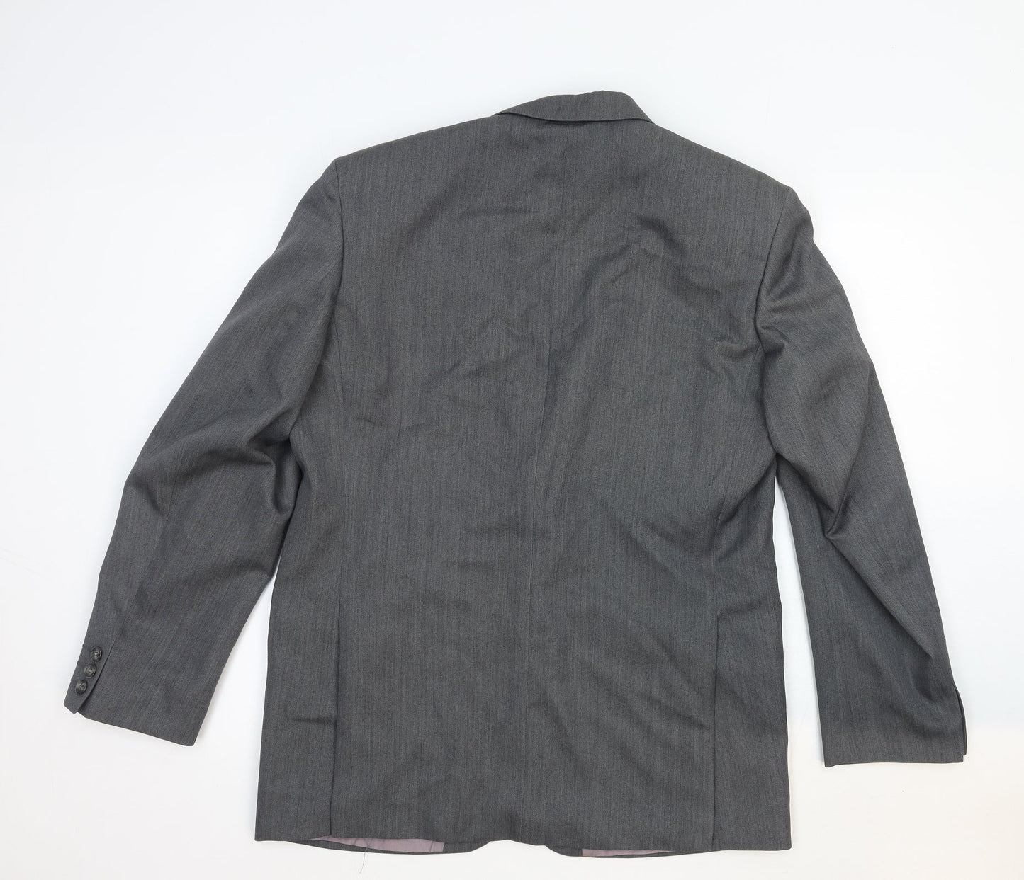 The Classic Collection Mens Grey Cotton Jacket Suit Jacket Size 42 Regular