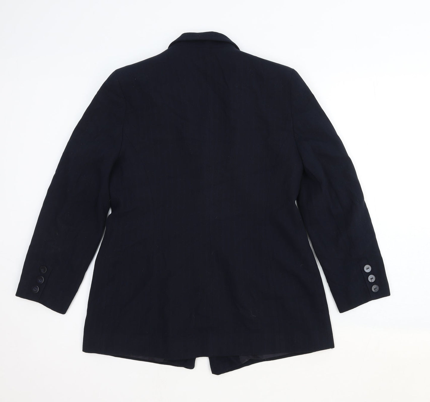 Principles Womens Blue Paisley Cotton Jacket Blazer Size 14