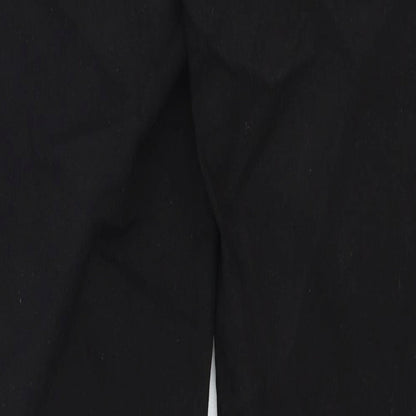 711 Skinny Womens Black Herringbone Cotton Skinny Jeans Size 28 in Regular Zip