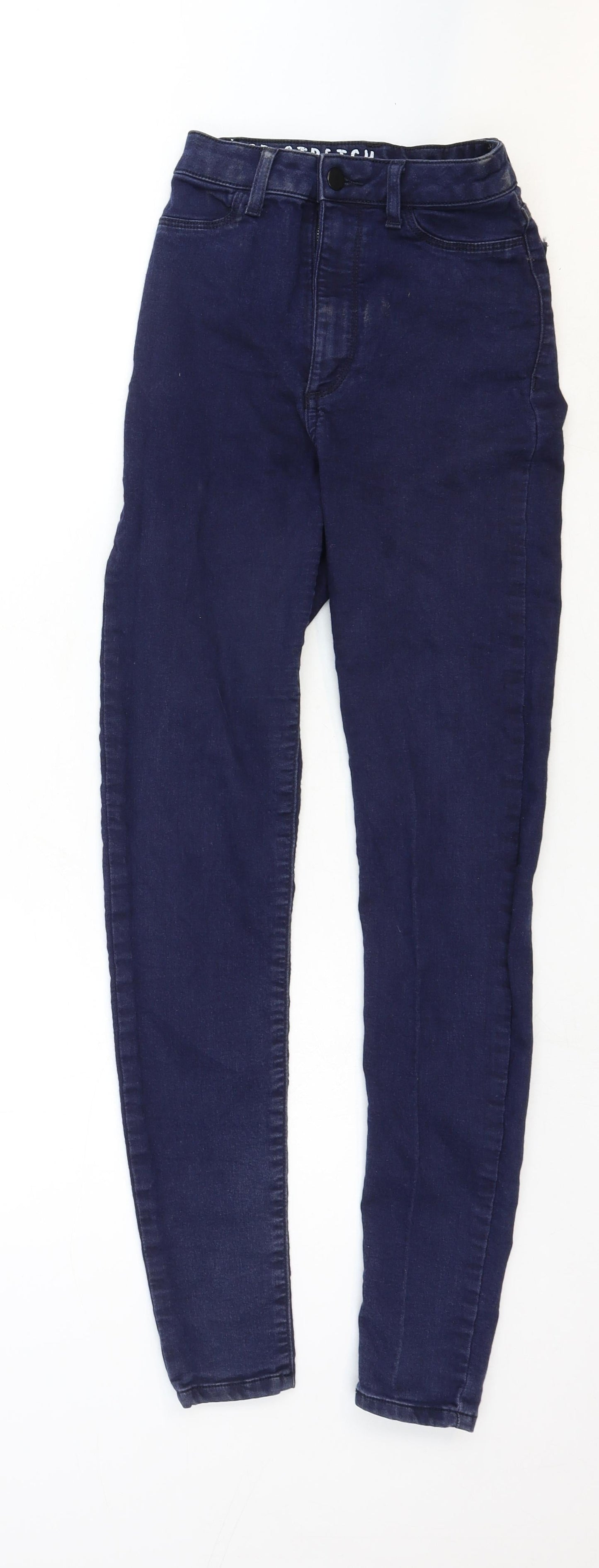Womens UK Size 6 Marks and Spencer Regular Fit Skinny Blue Jeans