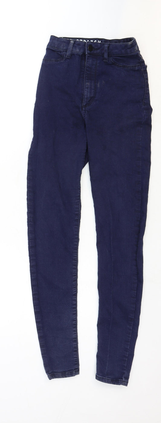Womens UK Size 6 Marks and Spencer Regular Fit Skinny Blue Jeans