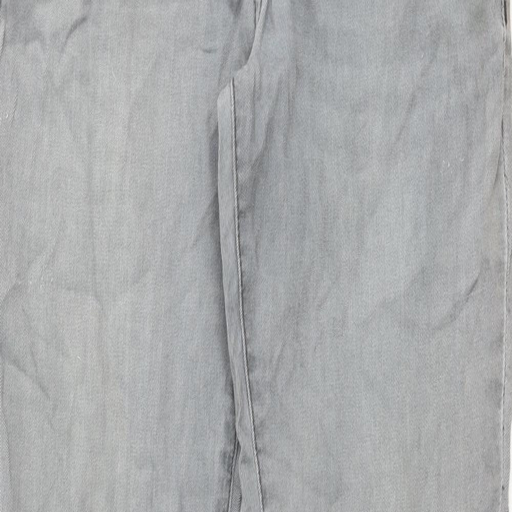 Womens UK Size 12 H&M Regular Fit Skinny Grey Jeans