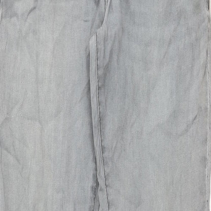 Womens UK Size 12 H&M Regular Fit Skinny Grey Jeans