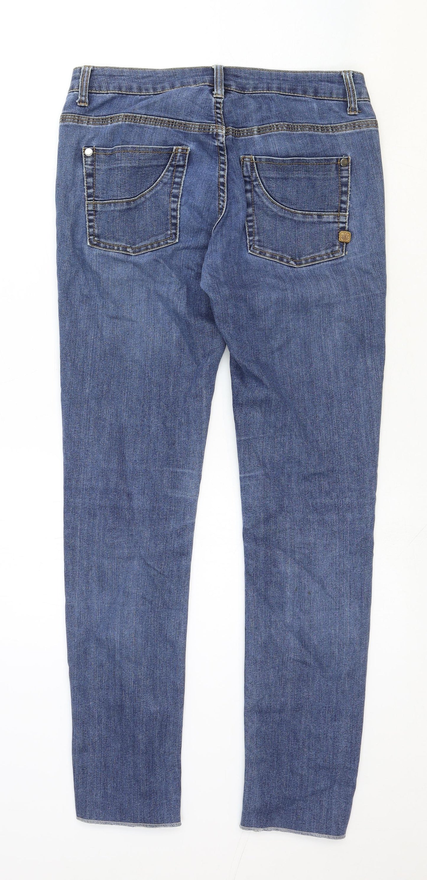 Clement Denim Womens Blue Cotton Skinny Jeans Size 29 in Regular Zip