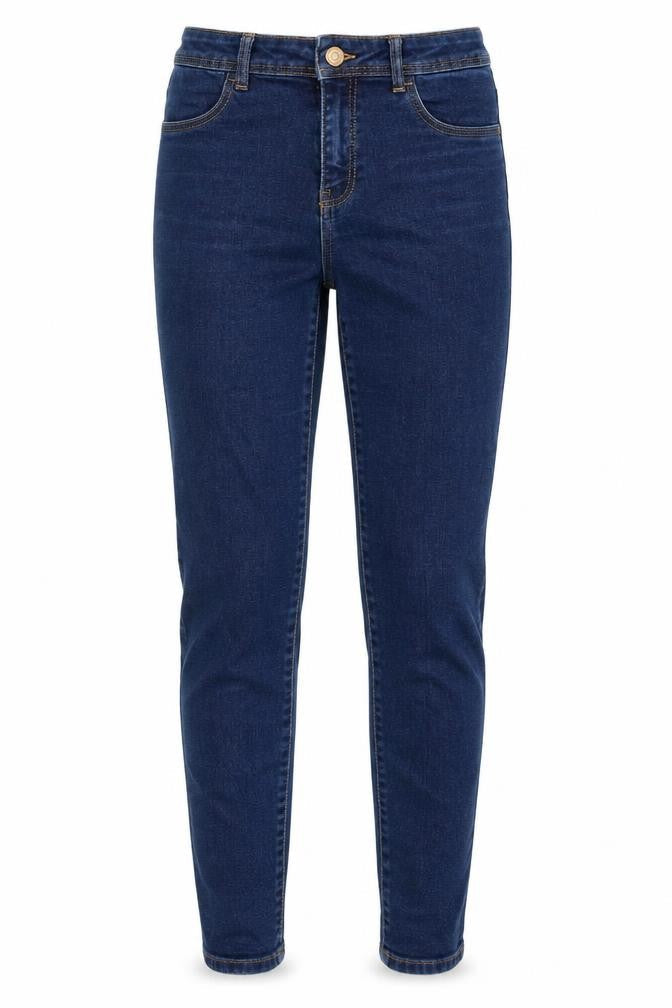 Womens UK Size 26 in Mango Regular Fit Tapered Blue Jeans
