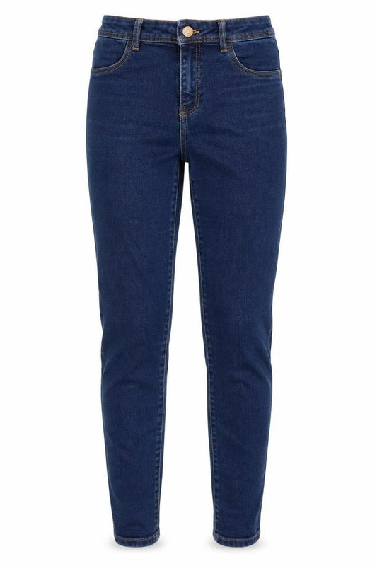 Womens UK Size 26 in Mango Regular Fit Tapered Blue Jeans