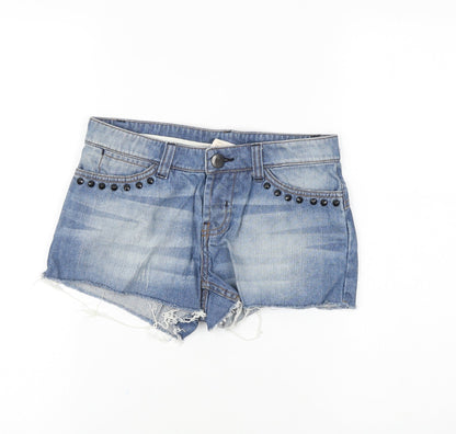 Womens UK Size XS Preworn Regular Fit Hot Pants Shorts