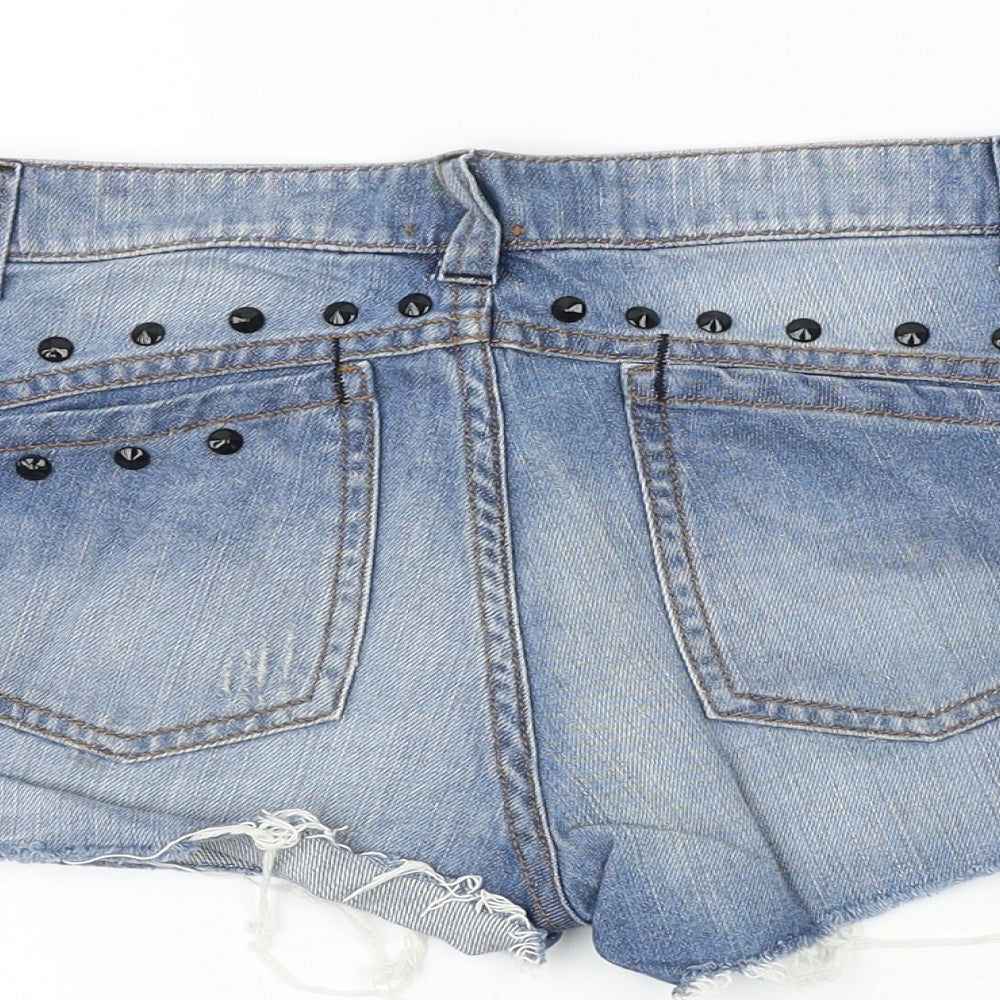 Womens UK Size XS Preworn Regular Fit Hot Pants Shorts