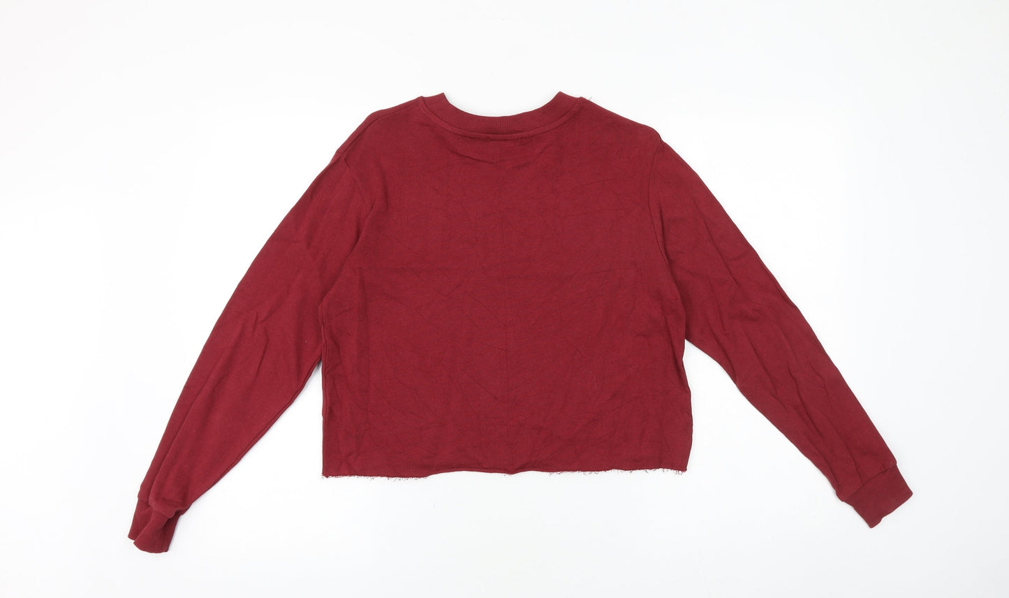 Hollister Womens Red Cotton Pullover Sweatshirt Size S Pullover - Call Me