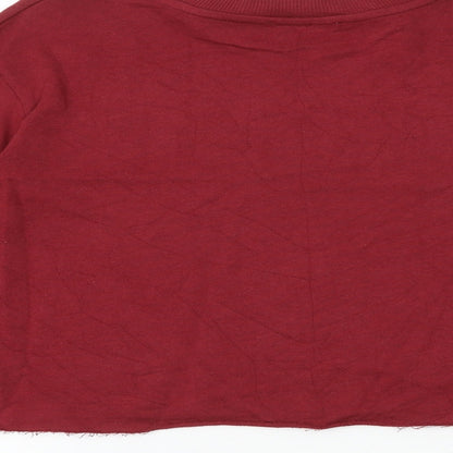 Hollister Womens Red Cotton Pullover Sweatshirt Size S Pullover - Call Me