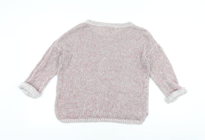 Womens UK Size 10 Warehouse Pink Pullover Jumper