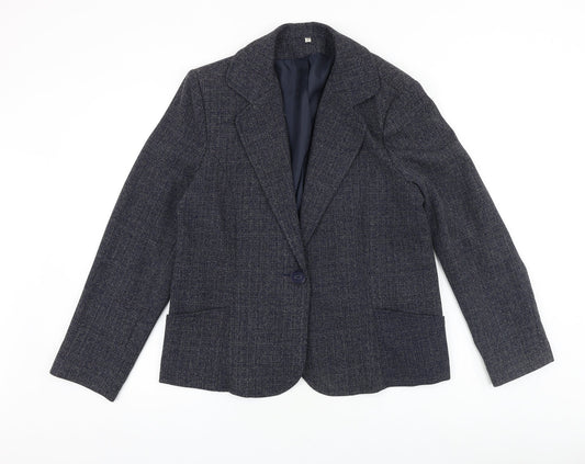 Womens UK Size 10 EWM Blue Jacket