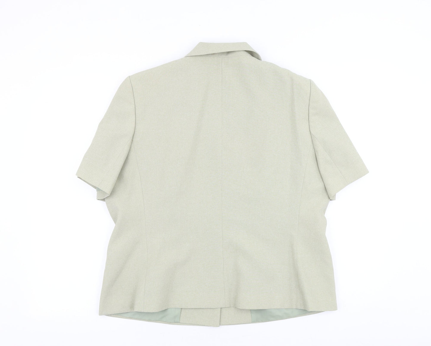 BHS Womens Beige Polyester Jacket Blazer Size 20