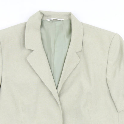 BHS Womens Beige Polyester Jacket Blazer Size 20