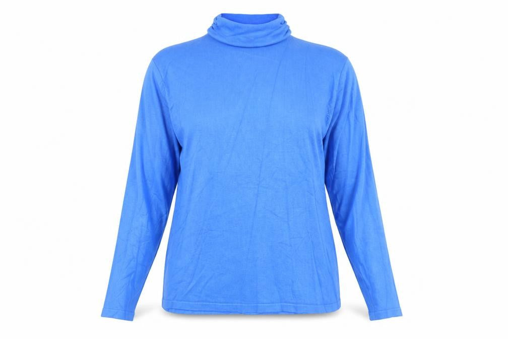 Womens UK Size 16 Emreco Blue Pullover Jumper