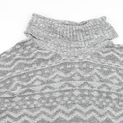 Womens UK Size M Peacocks Grey Pullover Jumper