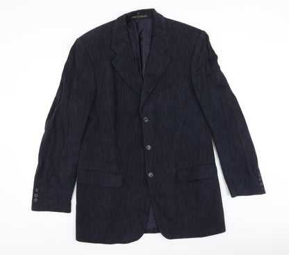 Mens UK Size 40 Marks and Spencer Regular Blue Suit Jacket