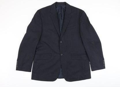 Mens UK Size 44 Burton Regular Blue Suit Jacket