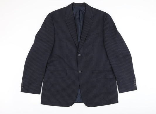 Mens UK Size 44 Burton Regular Blue Suit Jacket