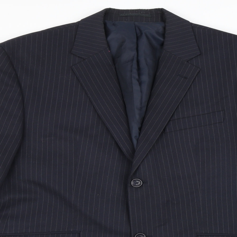Mens UK Size 44 Burton Regular Blue Suit Jacket