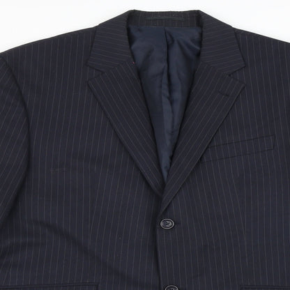 Mens UK Size 44 Burton Regular Blue Suit Jacket