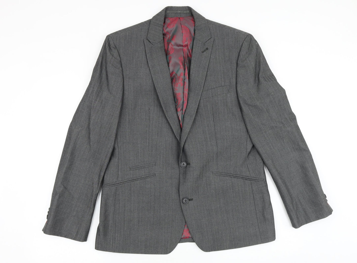 Mens UK Size 40 NEXT Regular Grey Suit Jacket