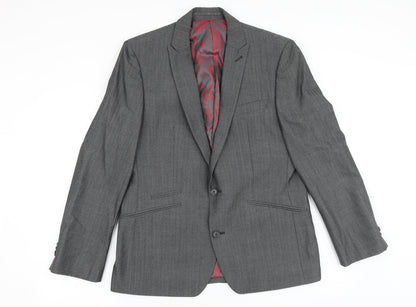 Mens UK Size 40 NEXT Regular Grey Suit Jacket