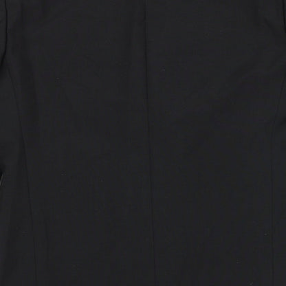 youngs Mens Black Cotton Tuxedo Suit Jacket Size 38 Regular