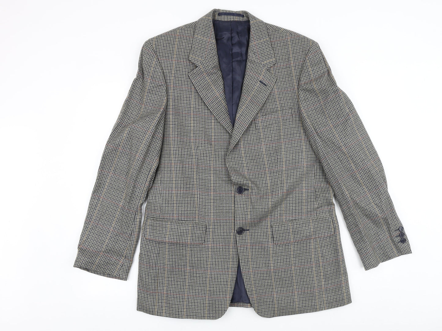 Mens UK Size 38 West Brook Regular Multicoloured Suit Jacket