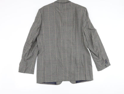 Mens UK Size 38 West Brook Regular Multicoloured Suit Jacket