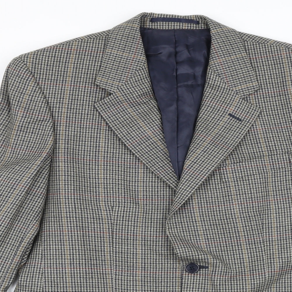 Mens UK Size 38 West Brook Regular Multicoloured Suit Jacket