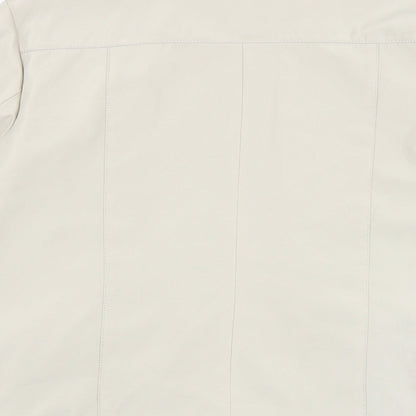 Classic Womens Beige Jacket Size S Zip