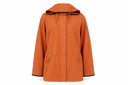 Womens UK Size 10 Essentials Orange Jacket