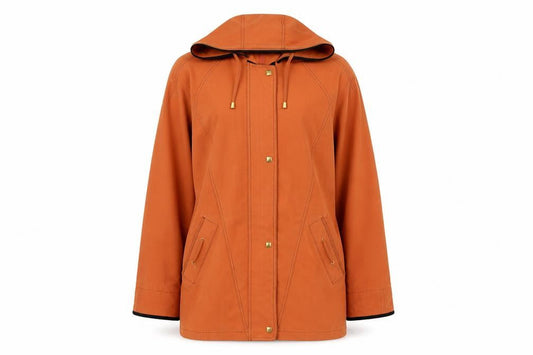 Womens UK Size 10 Essentials Orange Jacket