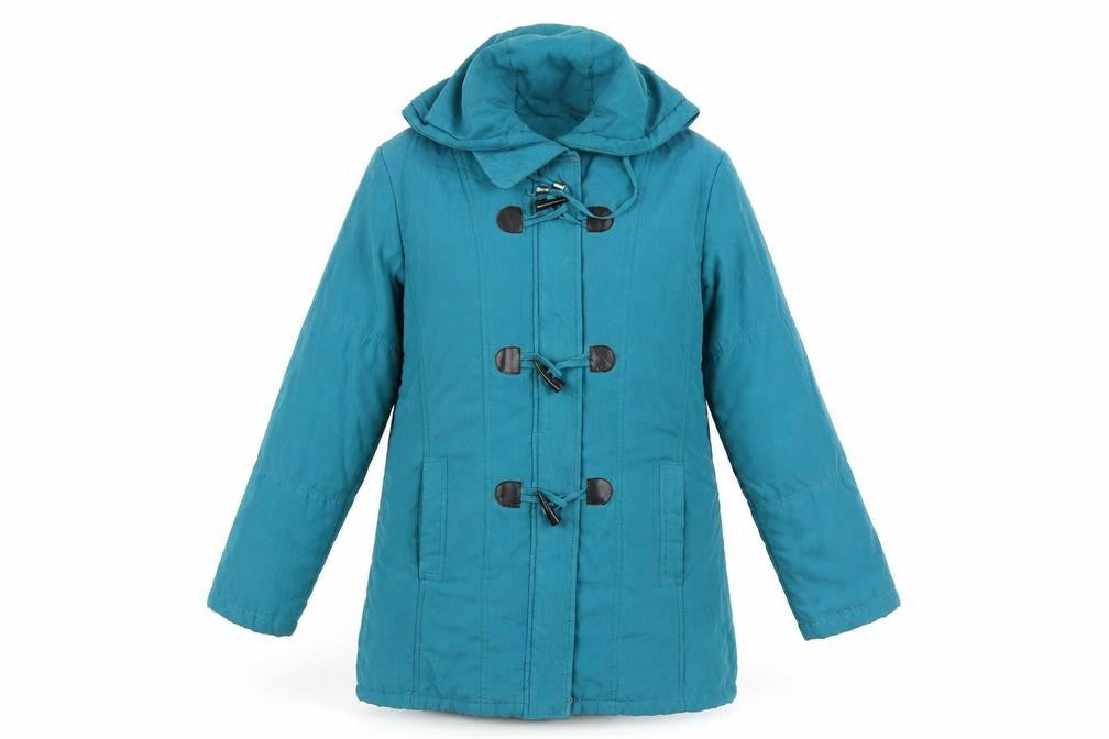 Womens UK Size 10 Preworn Blue Overcoat