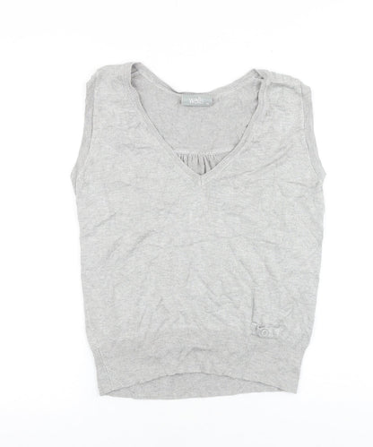Womens UK Size 16 Wallis Grey Basic Tank