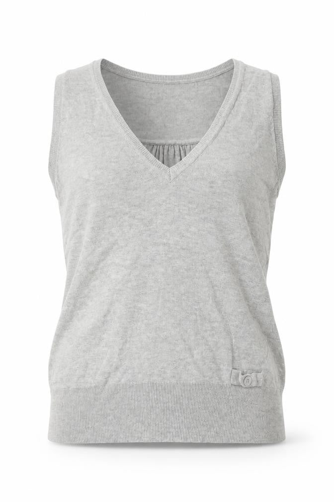 Womens UK Size 16 Wallis Grey Basic Tank