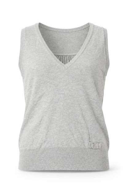 Womens UK Size 16 Wallis Grey Basic Tank