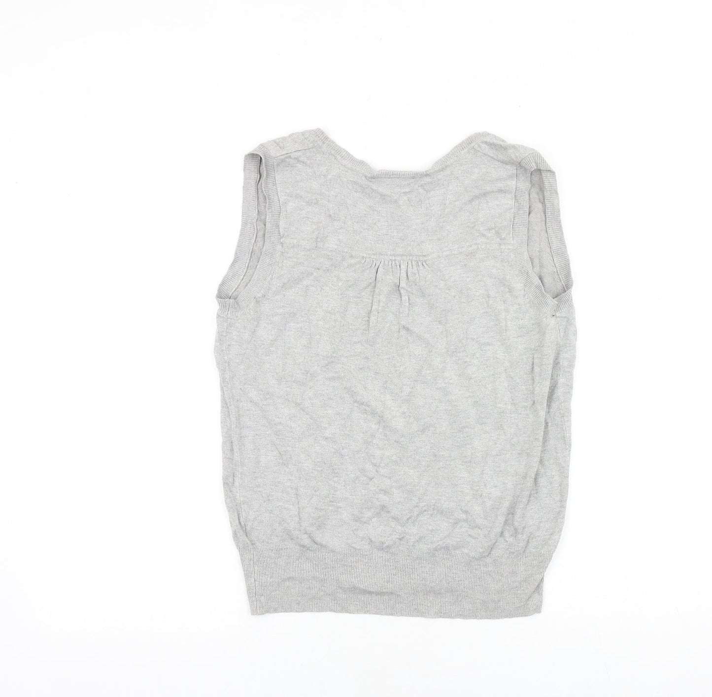 Womens UK Size 16 Wallis Grey Basic Tank